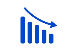 taper offのイラスト